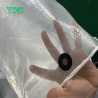 Vente en gros PE Transparent 200 microns agricole bâche en plastique tissé film de serre pour serre verger couverture de pluie