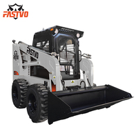 FASTVO SP-12 chinois 4 roues motrices nouvelle chargeuse compacte 3600kg avec godet à glissement
