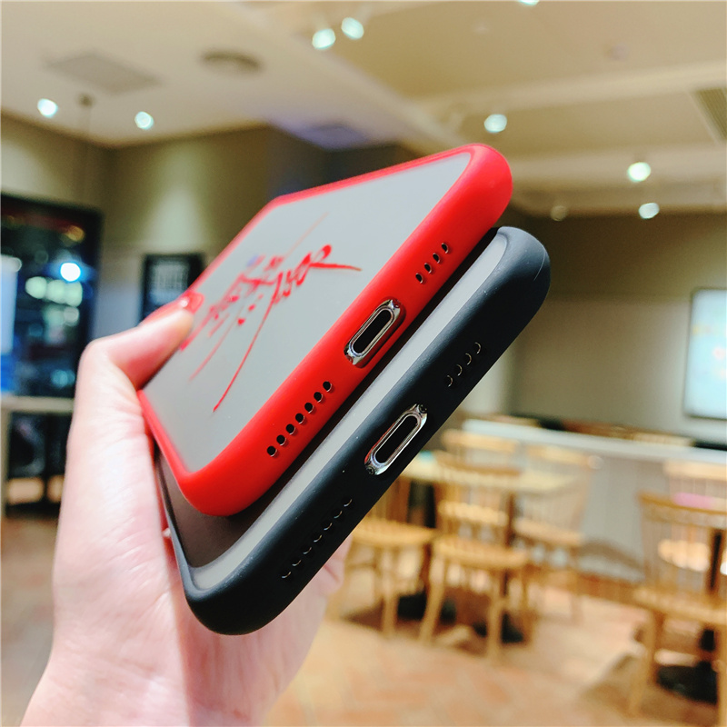 50pc/lot The future of 2021 is like a beautiful ip12 case mobile phone case for skin feel ip11pro all-inclusive ipXSMAX