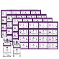 Étiquettes adhésives personnalisées imprimées, étiquettes en vinyle imperméables pour flacons en verre, autocollants pour emballages cosmétiques de 3 ml, 5 ml, 10 ml