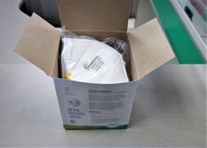 Masker debu Niosh sekali pakai <span class=keywords><strong>N95</strong></span>, masker wajah <span class=keywords><strong>N95</strong></span> pernapasan industri dapat dilipat - Product Image 3