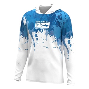 Vêtements de surf et chemises de pêche personnalisées en gros avec logo OEM ODM, protection solaire, séchage rapide - Product Image 1