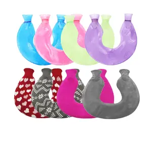 Grosir Tas Air Panas Berbentuk U Tas Tangan Hangat Bahu dan Leher Tas Air Hangat Tas Air Panas Tahan Ledakan - Product Image 1