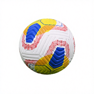 Nouveau 2026, en gros, en stock, ballon de football en PU taille 5 avec vessie en caoutchouc, poids environ 420g, pour intérieur/extérieur, service OEM - Product Image 4
