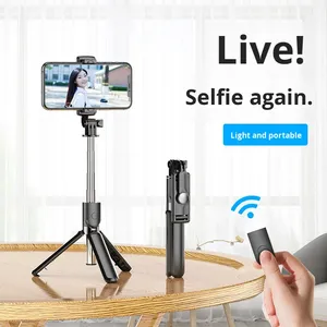 Asta per Selfie con Supporto Overhead Anti-Shake, Rotazione a 360 Gradi, Universale Portatile per iPhone da Viaggio - Product Image 1