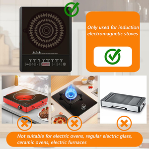 Protector de Placa de Inducción de Silicona Termocrómica de Alta Calidad, Antideslizante, Fácil de Limpiar y Duradero, para Estufa y Encimera - Product Image 6