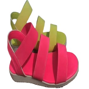 Spring and Summer Slippers Solid Color Flat Shoes Fashion Outdoor Thick Soled <b>Plus</b> <b>Size</b> Beach Sandals Slide for Ladies - Product Image 5