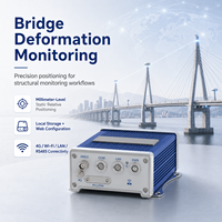 Récepteur GNSS industriel multifréquence multi-constellation RTK IP68, température de fonctionnement de -40 à 75°C pour la géodésie