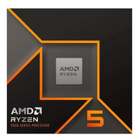 Processeur de bureau AM D Ryzen 5 9600X 6 cœurs 3,9 GHz avec socket AM5 65W compatible avec les cartes mères de jeu X870E ou X670E