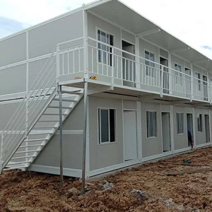 Casa Contenedor Plegable de Espesor Estándar, Diseño Rectangular Minimalista y Transpirable para Vivienda Temporal en Obras - Product Image 1