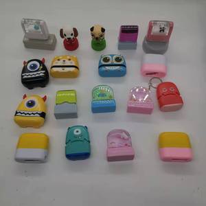 Tampons encreurs étanches pour enfants, <span class=keywords><strong>tampon</strong></span> en tissu, pour étiquettes de vêtements, jouets, dessin animé - Product Image 4