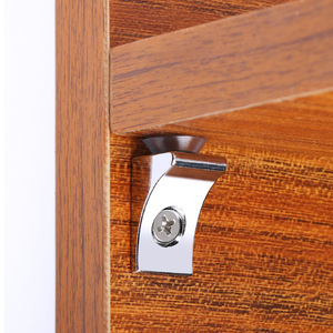 Shelf Support <b>Bracket</b> Stainless Steel <b>Silver</b> Durable For Wooden Glass Shelves Hardware Accessory - Product Image 1