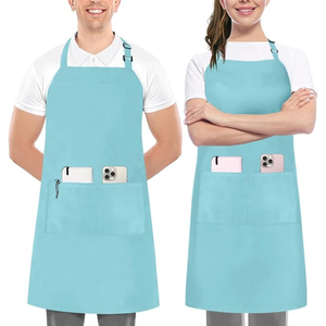 Grembiule da Cucina Utopia Durevole, Set da 2, Regolabile con 2 Tasche, Resistente ad Acqua e Olio, <span class=keywords><strong>per</strong></span> Barbecue e <span class=keywords><strong>Chef</strong></span>, <span class=keywords><strong>per</strong></span> Donne e Uomini - Product Image 1