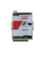 Gateway MODBUS DLT645 para Computación de Borde, Protocolo de Conversión de Servidor de Puerto Serie IEC61850, Alimentación de 24 VCC, Color Gris