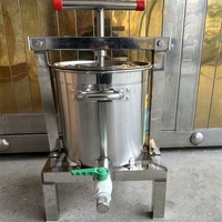 Presse-agrumes manuel en acier inoxydable JUYOU, extracteur de jus de fruits, machine à cidre de pomme, presse-miel