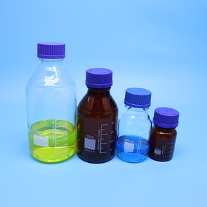 Experimentos de Química líquida: Medio GL45, botella de vidrio, botella de reactivo de vidrio de borosilicato - Product Image 2