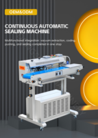 Selladora de Bolsas Automática, Máquina de Sellado Continuo, Selladora de Alimentos Expandidos, Máquina de Sellado Automático Continuo