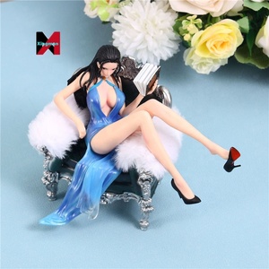 Figura de Anime de One Piece, IU, Robin, GK, Modelo de Estatua Decorativa, Traje de Gánster, Manualidades de Plástico - Product Image 4