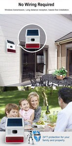 WS-532 433MHz Wireless Solar Siren <b>Outdoor</b> Anti-Theft Sound Light Alarm Horn for WiFi GSM Home Security System - Product Image 5