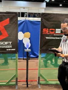 Hệ thống thời gian không khí hành động ipsc với tấm dừng kim loại và Bộ hẹn giờ để đào tạo và thi đấu - Product Image 6