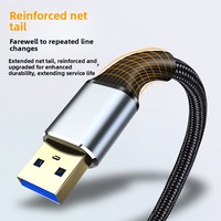 Cable de Extensión USB 3.0 de Cobre, Macho a Hembra, Transferencia de Datos de Alta Velocidad para Computadoras, Memorias USB, Teclados, Teléfonos