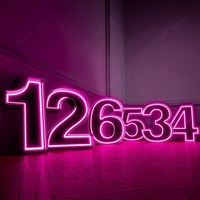 Letrero Publicitario Acrílico Curvo LED 3D Personalizado para Interiores/Exteriores, para Fachada de Tienda y Decoración de Automóviles, Resistente al Agua IP65