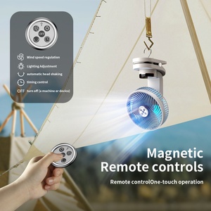 Ventilador Socool de 20000 mAh, Ventilador Portátil con Batería de Vapor de Agua, Recargable, Turbo, para Uso en Exteriores, Camping, Automóvil, Multifunción, con Clip, 9 Velocidades - Product Image 3