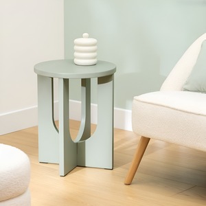 MESA DE CENTRO BLOOM 40X50.5 CM VERDE SALVIA - Product Image 1