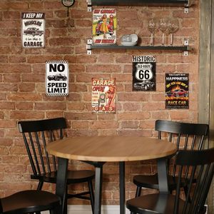 Lettere di metallo segno Vintage targa decorativa di latta cartello di <span class=keywords><strong>arte</strong></span> della parete per Garage uomo <span class=keywords><strong>arte</strong></span> della grotta pittura del Team di corse Poster - Product Image 2