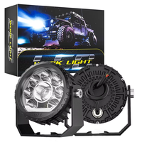DXZ H-Y-4C Nouvelle lampe de travail LED étanche IP67 9-30V 5050/3535/3030 21.4W Spot DRL Blanc/Jaune pour camions tout-terrain