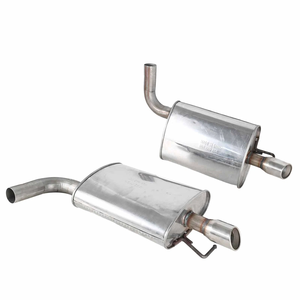 Système d'échappement de voiture en acier inoxydable 409, épaisseur 1,2 mm, finition noir mat, silencieux d'échappement pour Ford Explorer 2011-2016, tuyaux d'échappement - Product Image 1