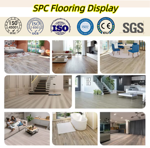 พื้นไม้พลาสติกคอมโพสิต SPC คลิ๊กล็อค สำหรับปูพื้นภายใน กันน้ำ กันไฟ คุณภาพสูง - Product Image 3