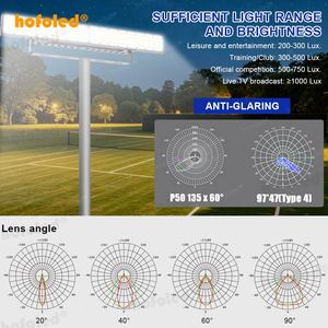 Projecteur LED anti-éblouissement 300W-600W pour terrains de pickleball, stades de tennis et terrains de <span class=keywords><strong>padel</strong></span>, IP65, 150LM/W, pour extérieur - Product Image 5