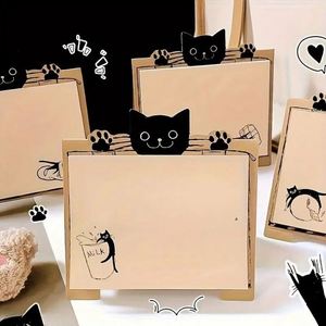 Cute Creative Lazy Cat Printed Self-Adhesive Sticky Notes Memo <b>Pads</b> Essential Office Study Supplies for Students - Product Image 3