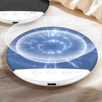 Haut-parleur sans fil sous oreiller à conduction osseuse, mini portable avec bruit blanc et minuterie pour chambre à coucher et insomnie
