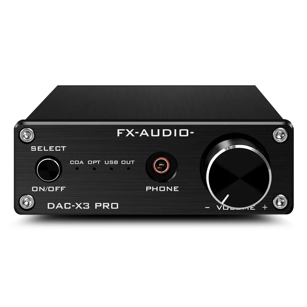 FX-Audio DAC X3PRO 2022 new design DAC usb mini desktop power digital to analog audio converter with 3.5mm headphone amps