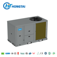 Pompe à chaleur Midea 98 kW 30 tonnes à économie d'énergie, climatiseur de toit R410A pour centre d'exposition et de conférence