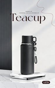 Tasse Thermos Isotherme en Acier Inoxydable Portable, Cadeau d'Affaires, Tasse à Thé avec Séparateur, pour Utilisation en Extérieur, au Bureau et en Voiture - Product Image 2