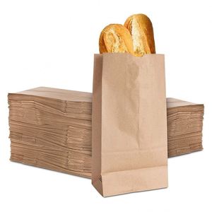 Bolsas de Papel Kraft para Empacar Bocadillos para Proyectos de Manualidades, Bolsa Ecológica Resistente de Gran Capacidad con Asa - Product Image 1