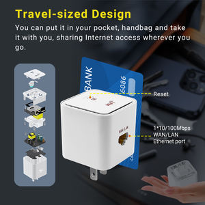 Enrutador inalámbrico ultra-<span class=keywords><strong>Mini</strong></span> Y7 con alimentación incorporada y antena AP inalámbrico multimodo, repetidor, WISP, puente, cliente, 1/2 - Product Image 4