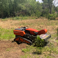 Tondeuse à gazon télécommandée de qualité industrielle pour la préparation des terres agricoles