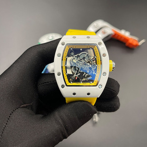 Reloj de Cuarzo Hengbolong de Exportación, Superventas, con Diseño Hueco, para Hombre, en Forma de Barril de Vino, Correa de Aleación de Acero Inoxidable, Estilo Ejecutivo, Venta al por Mayor - Product Image 4