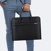 Sac à main souple en Oxford grande capacité pour homme, mallette de bureau étanche pour réunions et documents professionnels, sacoche pour ordinateur portable