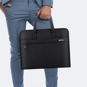 Maletín <span class=keywords><strong>de</strong></span> Negocios Impermeable <span class=keywords><strong>de</strong></span> Gran Capacidad para Hombre, Bolso <span class=keywords><strong>de</strong></span> Mano Oxford Suave para Reuniones y Documentos <span class=keywords><strong>de</strong></span> Negocios, <span class=keywords><strong>Bolsa</strong></span> para Portátil - Product Image 1