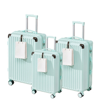 Vente en gros Sac de voyage unisexe personnalisé Ensemble de bagages 20/24/28 pouces avec roulette et serrure Ensemble de valise à la mode