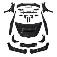Kit Carrosserie Complet : Lame Avant, Jupes Latérales, Diffuseur Arrière, Aileron en Fibre de Carbone pour Chevrolet Corvette C8 Z06 2020-2025 – Panneau Aéro Automobile