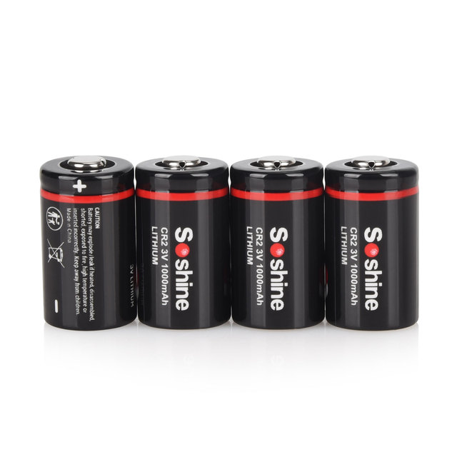 CR2 Lithium Batteries, 3 Volt 1000mAh Photo Lithium Battery