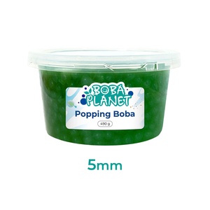 Burbujas Rellenas de Jugo de 5mm con Sabor a Maracuyá para Tiendas de Bebidas, Hechas en Taiwán, Certificación HACCP, Listas para Consumir, Botella de 490g, 18 Vasos - Product Image 6