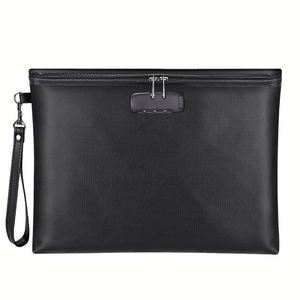 OEM A4 Fire-Resistant Lockable Safe Bag <b>Fireproof</b> and Waterproof Storage <b>for</b> Money Files <b>Documents</b> - Product Image 1