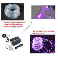 Moteur lumineux LED à fibre optique mini 220V 16W, effet scintillant, aluminium, RGBW CCT, contrôle par application mobile, indice de protection IP33, CRI élevé 90, éclairage étoilé pour voiture